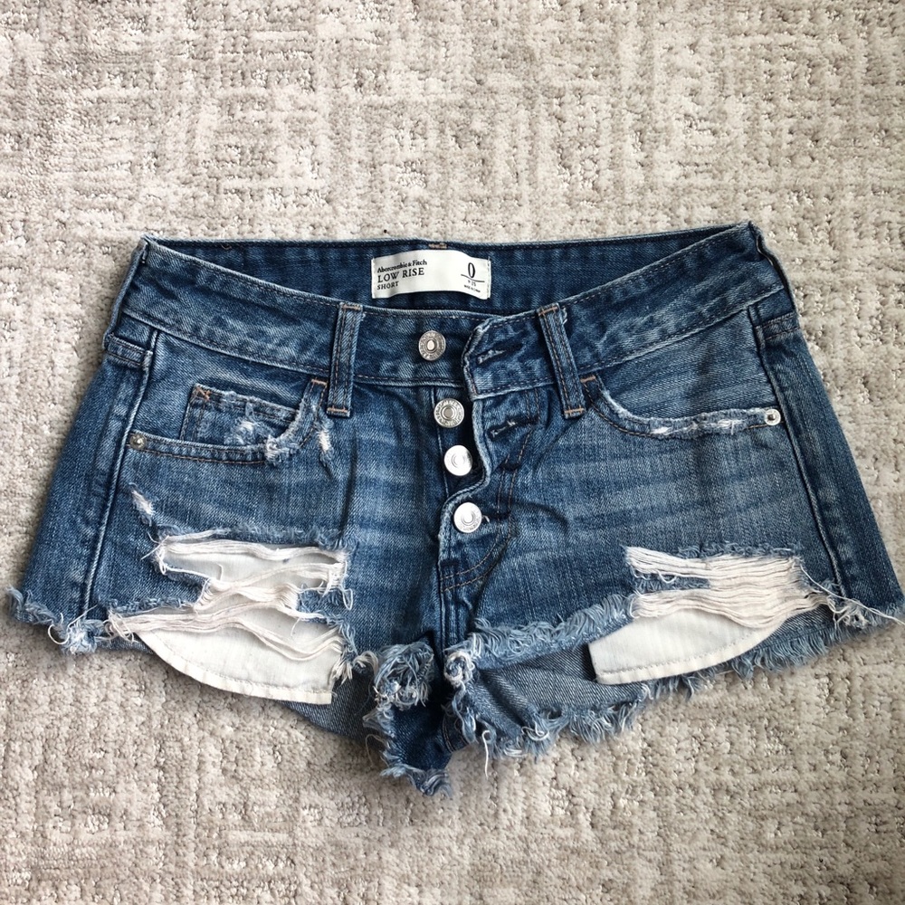 ABERCROMBIE JEAN SHORTS